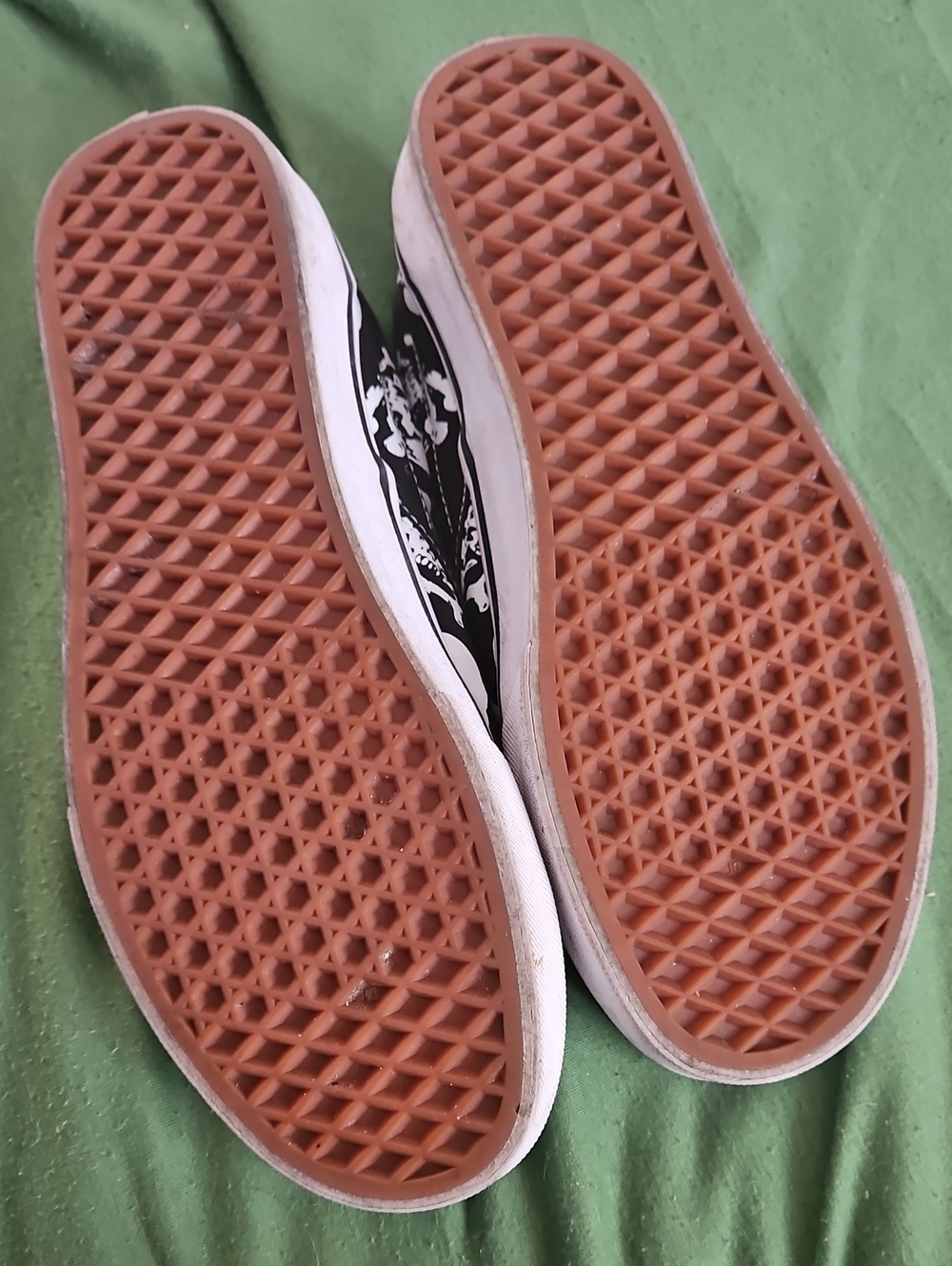 Black & White Skull Slip-On Sneakers - Picture 6 of 6